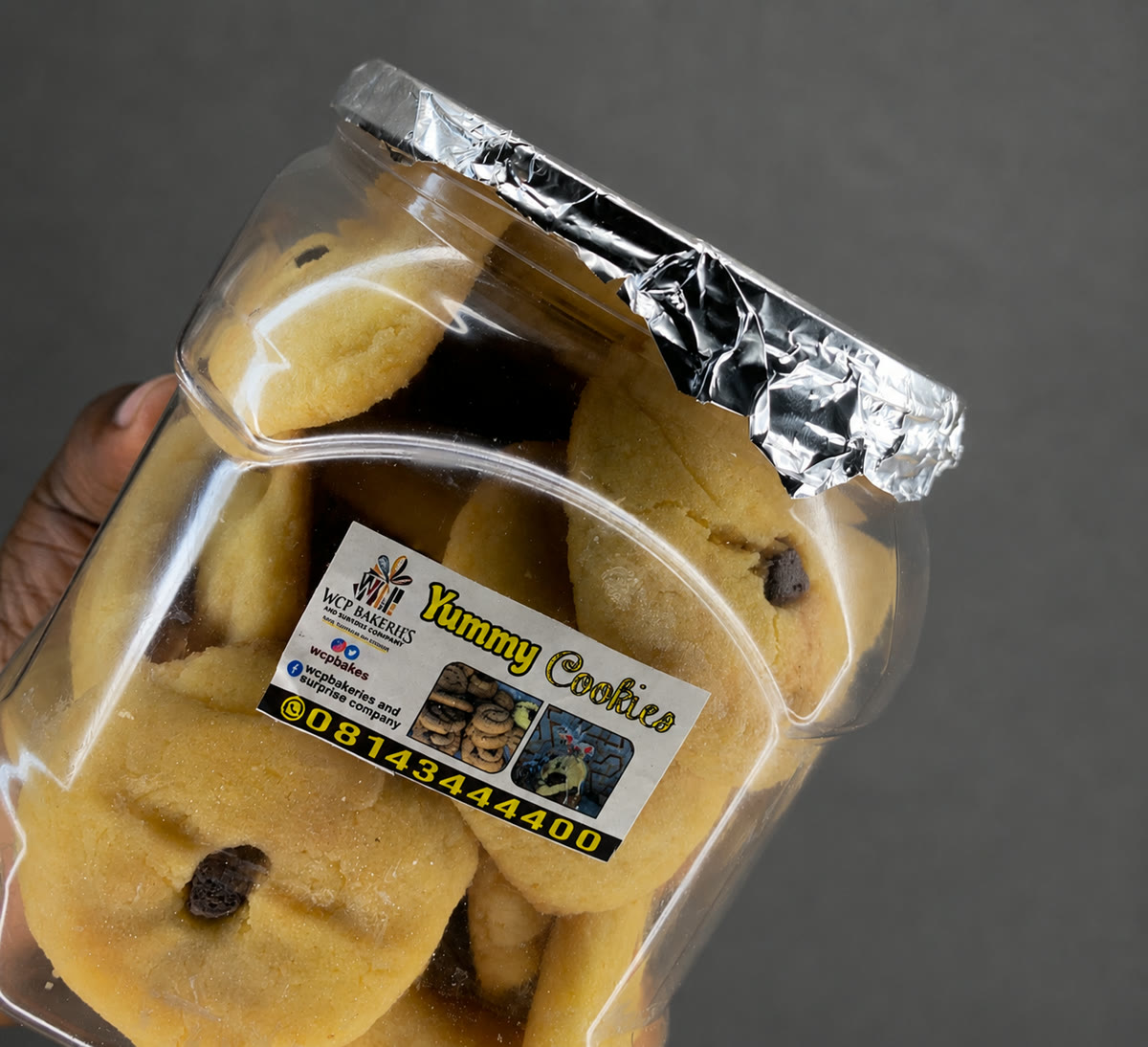Jar of WCP cookies